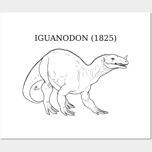 Vintage Iguanodon Posters and Art